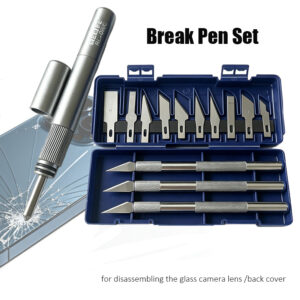 Back Glass removal tool kit for iPhone and Android repair - Break Pen Set